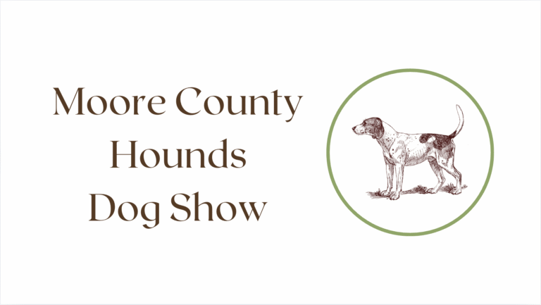 Moore County Hounds Dog Show
