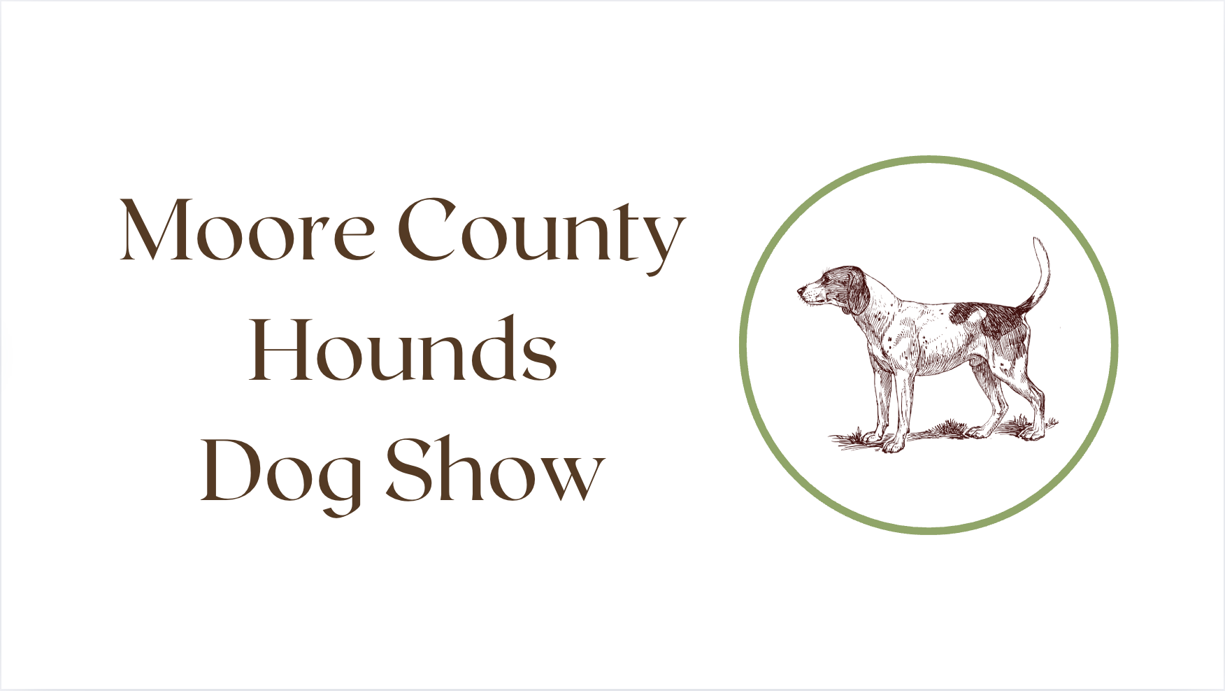 Moore County Hounds Dog Show